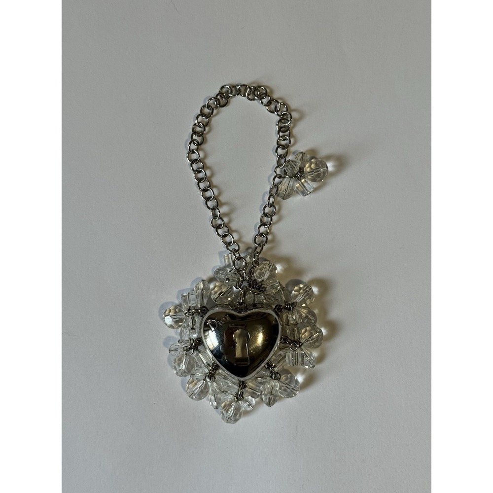 Dior Pretty Charm Heart Crystal Bracelet Silver - Picture 4 of 8